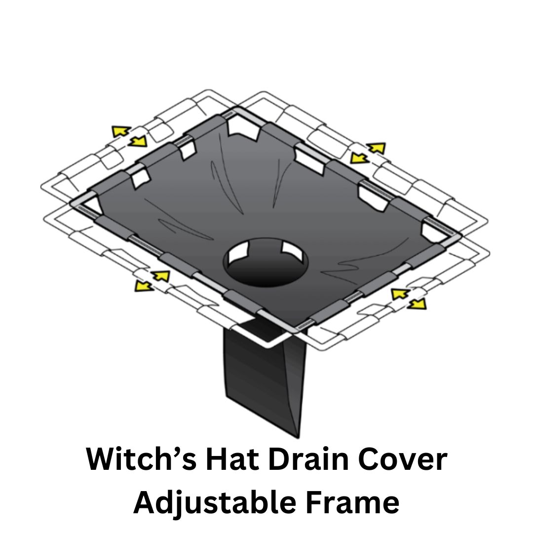 Witch’s Hat Drain Cover - Adjustable Frame