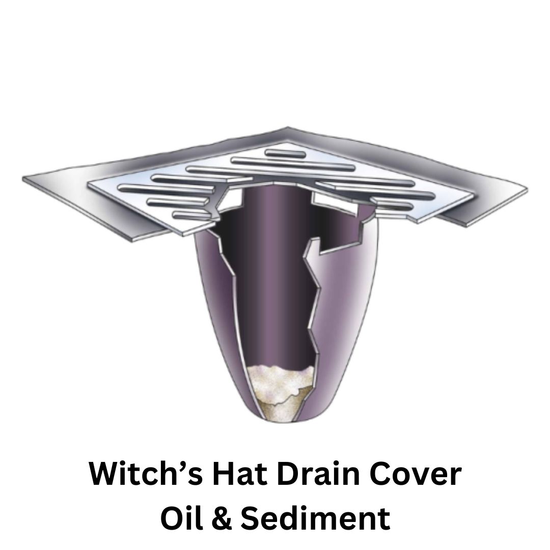 Witch’s Hat Drain Cover - Oil & Sediment